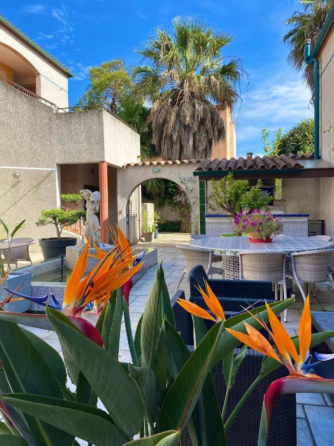 Logis Hotel Les II Mas - Perpignan Sud Cabestany Esterno foto