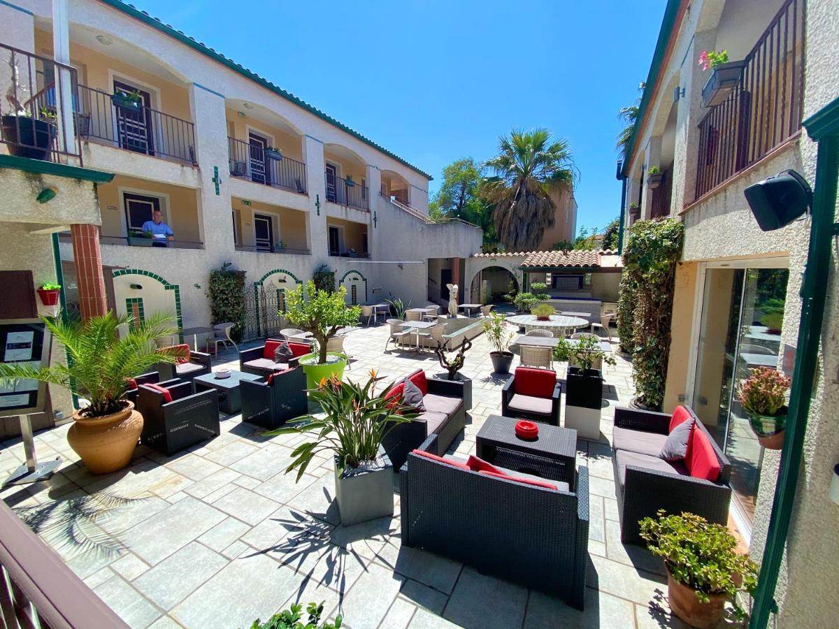 Logis Hotel Les II Mas - Perpignan Sud Cabestany Esterno foto