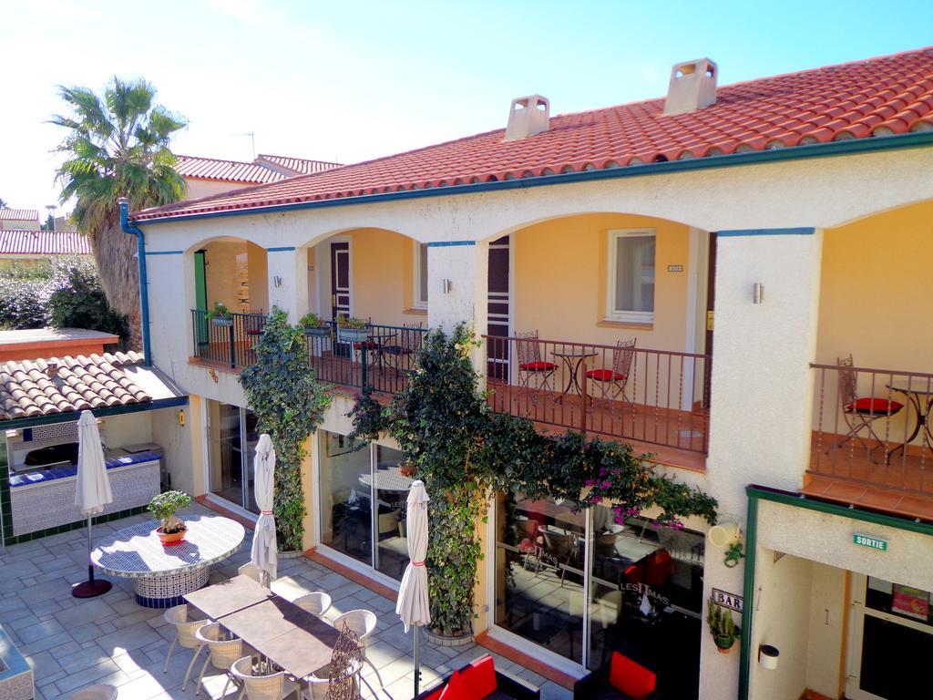 Logis Hotel Les II Mas - Perpignan Sud Cabestany Esterno foto